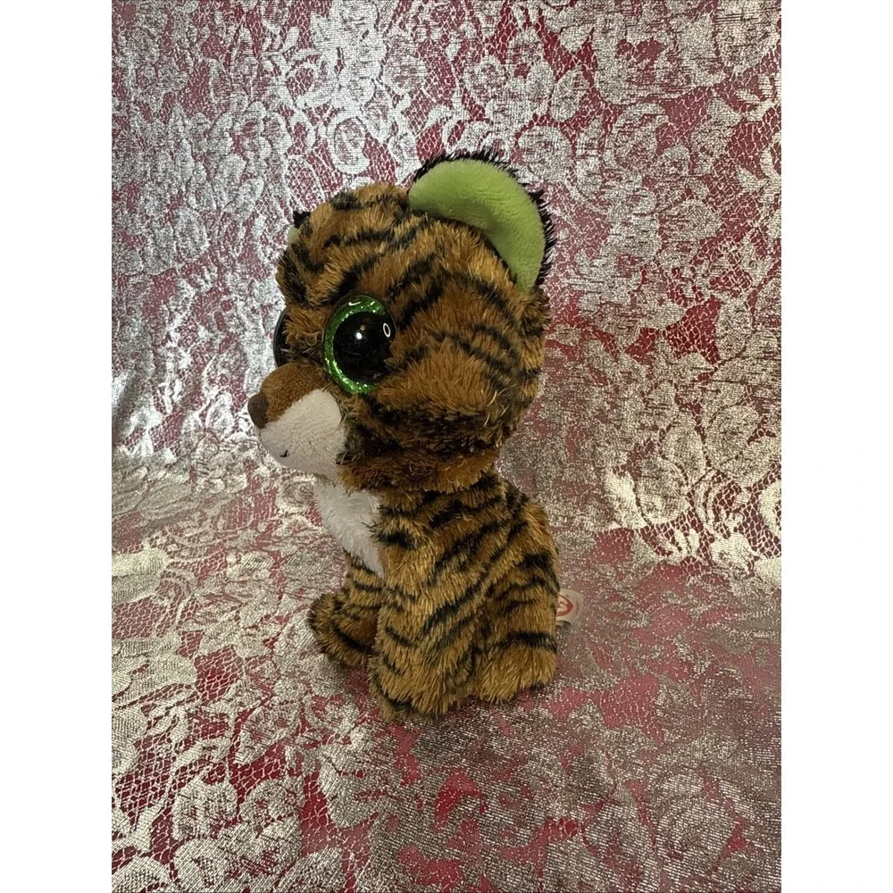 TY Beanie Boos TIGGY the Brown Striped‎ Tiger (6 Inch) 2021, No Tag